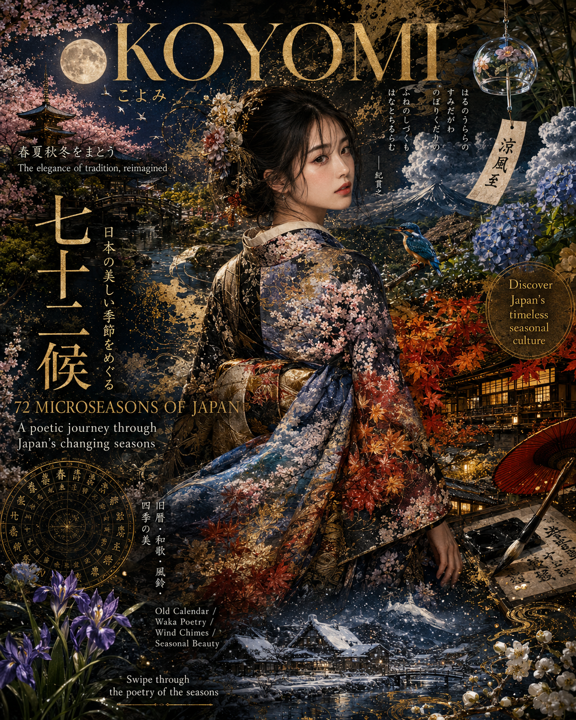 こよみ 七十二候キービジュアル